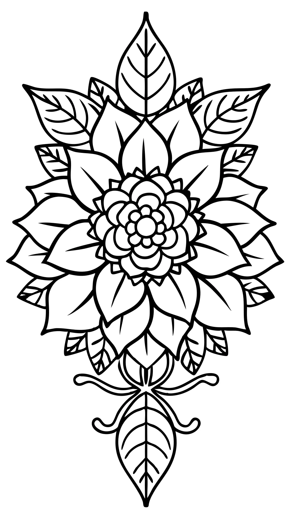 free printable coloring pages for adults flowers